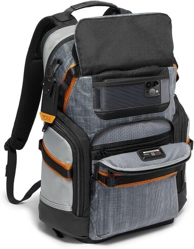 TUMI - Alpha Bravo Nomadic Backpack - Durable Carry On Backpack - 18.8" X 15.0" X 9.0" - Fits up to 15" Laptop - Steel in Kuwait