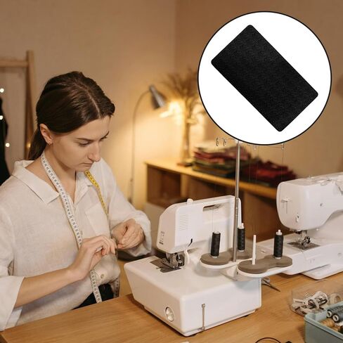 Evenpop Sewing Machine Pedal Mat 12.5x6 Inch Non Slip Pad Sewing Machine Mat Sewing Accessories Keep Pedal in Place Non Slip Mat for Reduce Vibration, Movement and Dampen Noise Easy to Clean in Saudi Arabia
