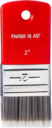 Falling in Art 3PCS Filbert Paddle Paint Brush Set, Scale Brush for Oil and Acrylic Paints(1 Inch,2 Inch,3Inch) in Kuwait