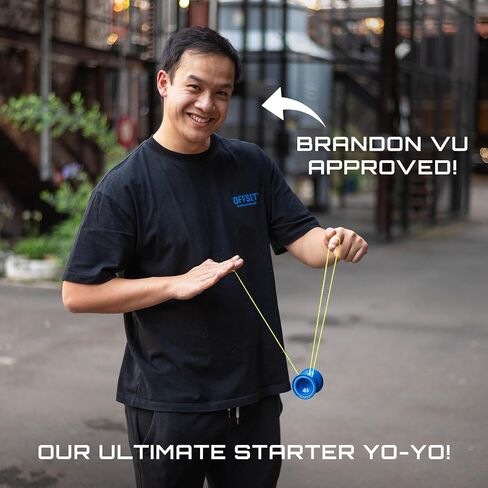 Cheatcode Yoyo من Brandon Vu - التبديل المستجيب إلى Yoyo غير المستجيب للأطفال والمراهقين والبالغين - Fingerspin Yoyo وPlastic Pro Yoyo - تعلم مهارات يويو الاحترافية - يو يو للبالغين من أوفست يويو in Kuwait