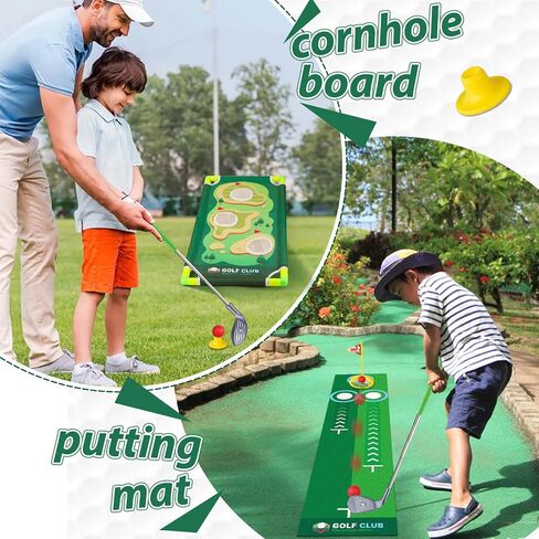 Liberry Kids Golf Clubs for 3 4 5 6 Years Old, Retractable Toddler Golf Set with Storage Bag, Outdoor Indoor Sports Christmas Toy for Boys Girls Birthday Gifts in Kuwait