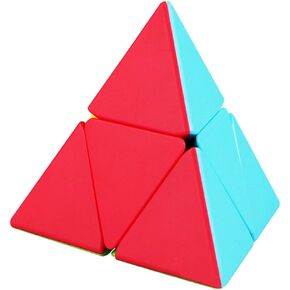 TANCH QIYI Speed Cube 2X2X2 No Stickers Magic Cube Puzzle Toy for Kids & Adults (Colorful)…