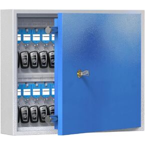 WeHere 40 مفتاح قفل على الحائط، أمان آمن لخزانة المفاتيح، صندوق قفل حامل المفاتيح مع ملصق بطاقة المفاتيح للمدرسة، الفنادق، المتجر، المكتب، الشركة، المنزل in Kuwait