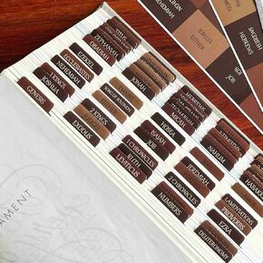 Spanish Laminated Bible Tabs, pestañas para biblia en español, Reposition Large Print Stickers, Easy to Read and Apply Bible Tabs for Women and Man- Earthy Brown Spanish
