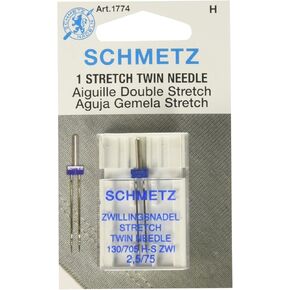 Schmetz Twin Stretch Machine Needle 2.5/75 1ct, Size 2.5/80 1/Pkg