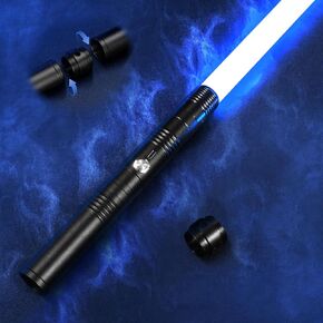 Lightsaber, Aluminum Metal Lightsaber for Kids Adults, Rechargeable Dueling Light Saber with 14 RGB Colors, Star Wars Cosplay Christmas Birthday Gifts for Boys Ages 5 6 7 8 9 10 Year & up