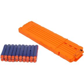 18-Dart Bullet Quick Reload Clip - This Magazine Cartridge is Great for Play with Nerf Guns N-Strike Elite Series Foam Dart Blasters and Accessories