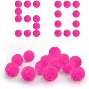 EKIND 50 Rounds Bulk Refill Ammo Bullet Balls Compatible for Nerf Rival Blaster Series