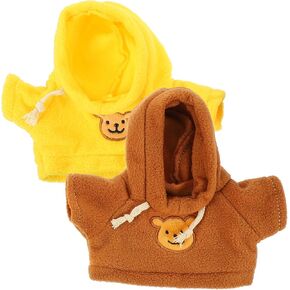 Girl Clothing Girls Outfits 2pcs Bear Outfit Stuffed Animal Pajamas Plushie 30cm Bear Accessories for Your Own Stuffed Animals Bears Small Pet B Kids Costume