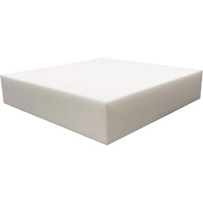 FoamRush 6" x 24" x 27" Upholstery Foam High Density Firm Soft Support (Chair Cushion Square Foam for Dining Chairs, Wheelchair Seat Cushion Replacement)