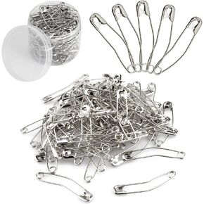 Quilting Curved Safety Pins for Quick Basting, Size 3, 100 Count