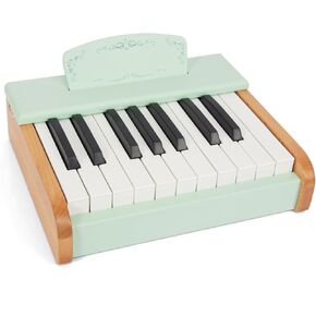 Toy Piano Wooden Piano Keyboard for Toddlers, 18 Keys Digital Piano for Kids, Music Educational Instrument Toy, Wood Gift for 3+ Girls and Boys