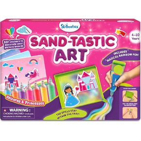 Skillmatics Art & Craft Activity - Sand-Tastic Art Animals, Sand Art for Kids, Craft Kits & Supplies, DIY Creative Activity, Gifts for Girls & Boys Ages 4, 5, 6, 7, 8, 9, 10