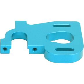 RC Motor Mount, Adjustable Motor Mount Seat Holder Aluminum Alloy RC Car Spare Part for Wltoys 1/14 144001 RC Car(Blue B)