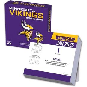 Turner Sports Minnesota Vikings 2025 Box Calendar (25998053047)
