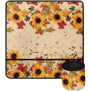Leopard Sewing Machine Mat Organizer Dust-proof Sewing Machine Muffling Mat Madam Sew Protective Mat with Pockets to Keep Clean & Safe