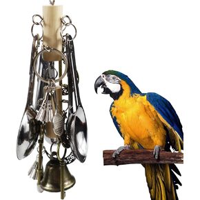 Bird Parrot Toys Hanging chew Toys for Macaws, African Grey Parrots, Cockatoos, Amazon Parrots, Poodle Parrots, Sun Parrots and Lovebirds.