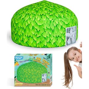 Skywin- Inflatable Tent for Kids (Camo Stars), Inflatable Air Tent for Kids Sets Up and Stores Away in Seconds (Fan NOT Included) (with Door)