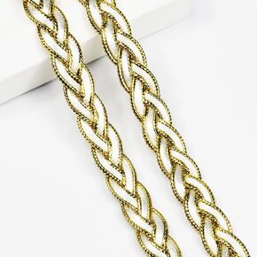 Gimp Braid Trim 9.5 Yards 12mm/0.47in Purple Braid Trim Fabric Decorative Webbing for All Kinds of Sewn Garments, Curtains,Lampshade, Sofa DIY Sewing and Crafting (Purple)