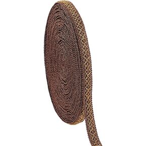 PH PandaHall 13 Yards Polyester Gimp Braid Trim, 5/8 inch Polyester Fringe Trim Fabric Ribbon for Upholstery Costume DIY Crafts Jewelry Making Curtain Costume Decoration, Dark Goldenrod