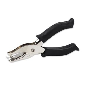 1/4" Circle Shaped Hole Puncher,Handheld Single Hole Punch with Black Soft Grip Handle,One Hole Paper Punch for Paper Crafts Tag in Home, Office, Classroom.