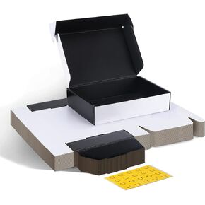 PHAREGE 12x9x4 inch Shipping Boxes Bulk 20 Pack Brown, Tab Lock Tuck Top Mailer Boxes for Packaging Small Business, Medium Cardboard Gift Boxes for Wrapping Mailing Present