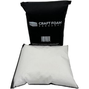 White Polystyrene Foam Beads 2-3mm for Crafts, Decorations, DIY Projects – 100,000 Pieces, 5000ML, Ideal for Slime Making, Vase Fillers, and Party Decorations