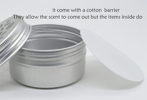 Dog Scent Work tins Dog Scent Training Box Dog Nose Work containers (4 Odorous Cotton Swab) in Saudi Arabia