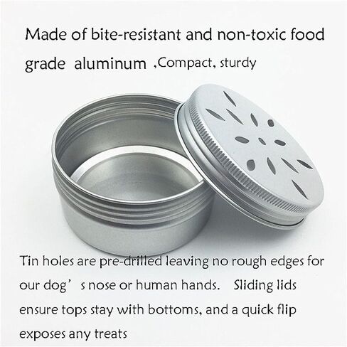 Dog Scent Work tins Dog Scent Training Box Dog Nose Work containers (4 Odorous Cotton Swab) in Saudi Arabia