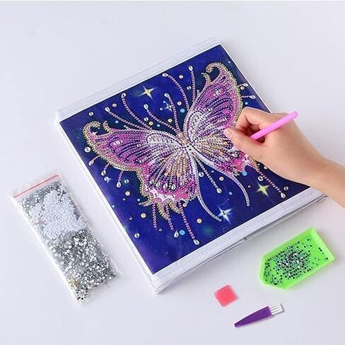 قطعتان من فرشاة حفر نقطة طلاء الماس الأرجواني، لوحة ألماس متينة للتنظيف، أداة تنظيف للرسم الماسي 5D، إكسسوارات حرفية فنية، مجموعات الطلاء حسب الأرقام، صناعة الفسيفساء in Kuwait