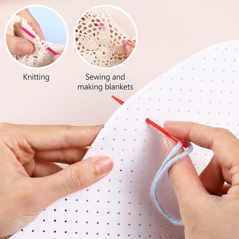 100 PCS 2.7" Plastic Yarn Needles Large Eye Sewing Needles, Knitting Tapestry Needles, Crafting Weaving Darning Needle with Threader and Box for Crochet and Canvas DIY Handmade Crafts in Saudi Arabia