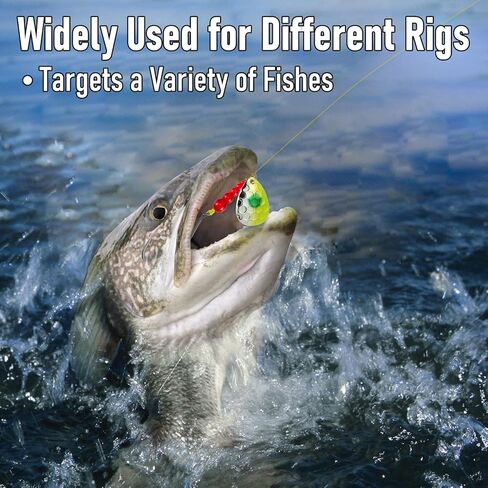Dr.Fish 50 Pack Stacked Fishing Beads Trout Beads Lure Making Supplies Walleye Rig Fishing Spinner Fishing Inline Spinner Salmon Eggs in Saudi Arabia