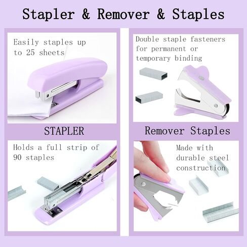 Green Office Desk Accessories Supplies, 12pcs Desk Organizers and Accessories with Tape dispenser and Stapler,Staples,Staple Remover,Pen Holder,Scissor,Ruler,Sticky Tabs,Tape,Ballpoint Pen,Clips Set in Saudi Arabia