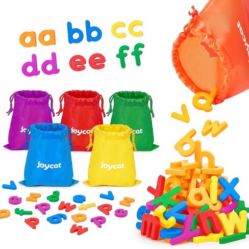 Magnetic Letters, 312 Pieces Lowercase Alphabet Fridge Magnets, ABC Magnets for Toddlers Kids, Educational Learning Plastic Letters Set for Kindergarten Classroom in Kuwait