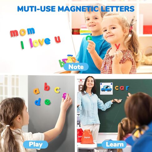 Magnetic Letters, 312 Pieces Lowercase Alphabet Fridge Magnets, ABC Magnets for Toddlers Kids, Educational Learning Plastic Letters Set for Kindergarten Classroom in Kuwait