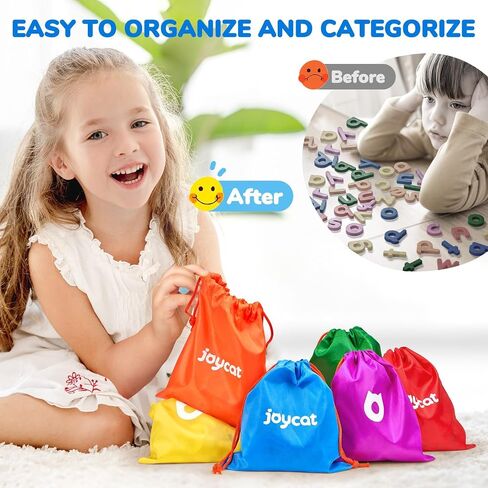 Magnetic Letters, 312 Pieces Lowercase Alphabet Fridge Magnets, ABC Magnets for Toddlers Kids, Educational Learning Plastic Letters Set for Kindergarten Classroom in Kuwait