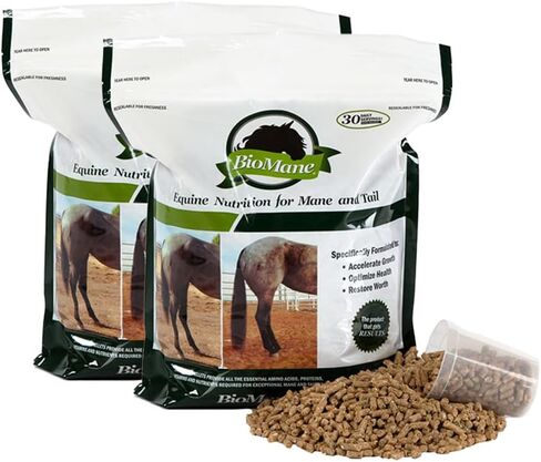BioMane Hair Nutrition Supplement for Horses - 30 Day Supply (Resealable) in Kuwait
