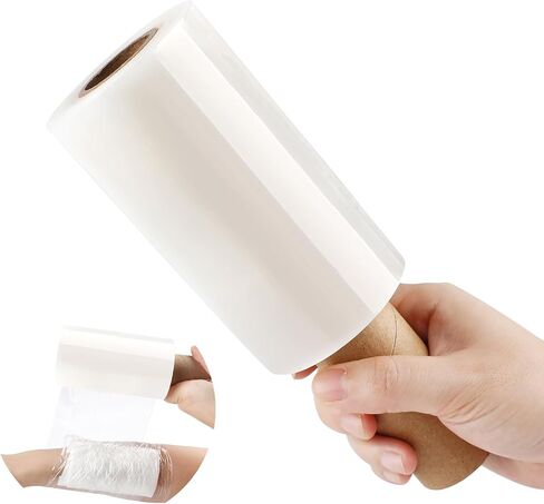 Wrap Plastic Film with Handle, Stretch wrap film, Plastic Bags for Ice Tattoo, Industrial Clear Plastic Wrap for Pallet Wrap Moving Supplies Stretch Wrap (4.7 Inch x 492 Ft) in Saudi Arabia