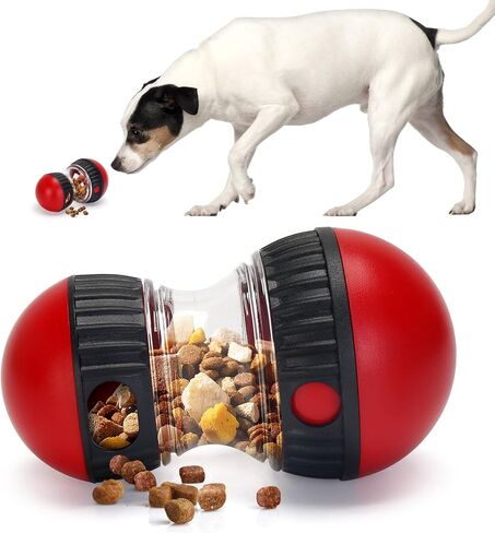 Dog Treat Toy, Interactive Treat Dispensing Dog Toys, Adjustable and Durable Dog Puzzle Toy for Small/Medium/Large Breed Dogs to Keep Them Busy in Kuwait
