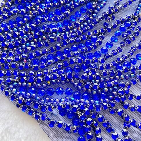 Trimimg Patches Pure Handmade with Glass Rhinestones Beads sew on Applique for Dress Chest Decorative Accessories 17X13inches (Deepgreen) in Kuwait