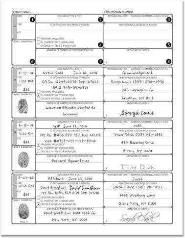 BookFactory Official Notary Journal/Log Book 96 Pages 8.5" X 11" 46 of 50 State Journal of Notarial Acts, Wire-O, (LOG-096-7CW-PP-(Notary)) in Saudi Arabia