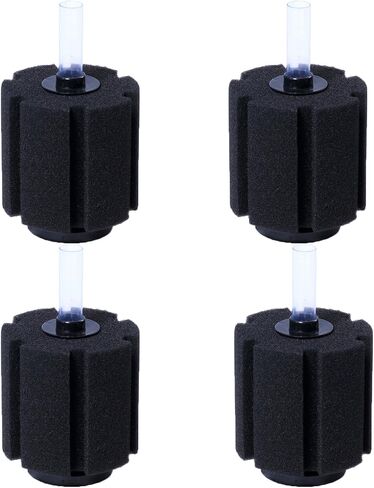 AQUANEAT Aquarium Sponge Filter Breeding Fry Betta Shrimp Nano Fish Tank 4pcs (Large up to 60Gal) in Saudi Arabia