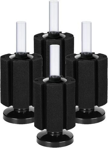 AQUANEAT Aquarium Sponge Filter Breeding Fry Betta Shrimp Nano Fish Tank 4pcs (Large up to 60Gal) in Saudi Arabia