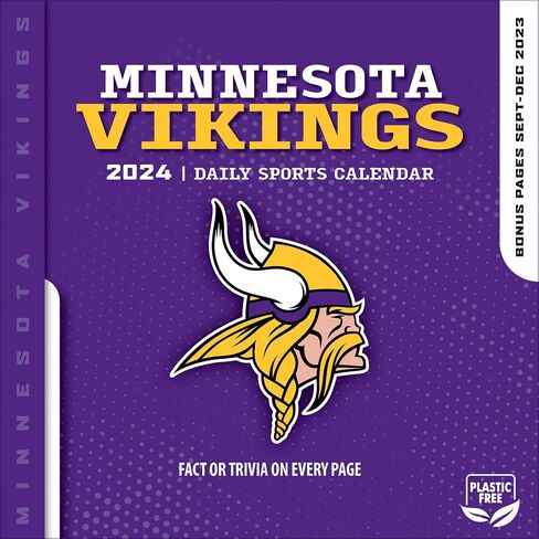 Turner Sports Minnesota Vikings 2025 Box Calendar (25998053047) in Saudi Arabia