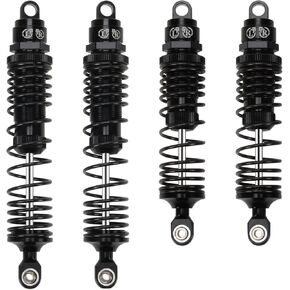 RCAWD RC Shocks for 1/10 Slash 2WD, Hoss, Rustler 4X4 VXL,Slash 4X4, Bandit, Ford, Nitro,Stampede Upgrades Parts, Shock Absorber Damper Front Rear, Full Aluminum #5862 Green