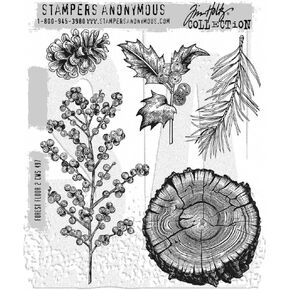 Tim Holtz Cling Stamps Forest Floor 2 - CMS497