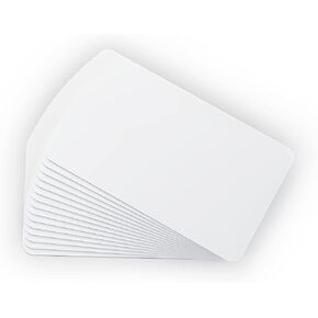 Purple Q Crafts Small White Business Cards 100 Pack 3.5"x2.2", Rounded Edge Small Index Cards