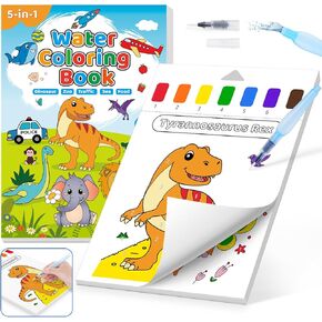 Hollyhi Paint with Water Book for Toddlers, Watercolor Coloring Book for Kids Ages 3 4 5 6 7 8 Years Old Boys Girls, Mess-Free Drawing Arts and Crafts for Kids Travel School Birthday Gifts (Princess)