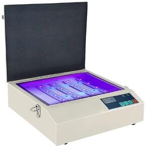 Saladulce 10.2x8.3inch LED UV Exposure Unit Screen Printing Exposure Unit Exposure Machine for Silk Printing Plate Making 110V