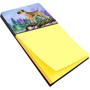 Carolines Treasures Border Terrier Sticky Note Holder Large multicolor